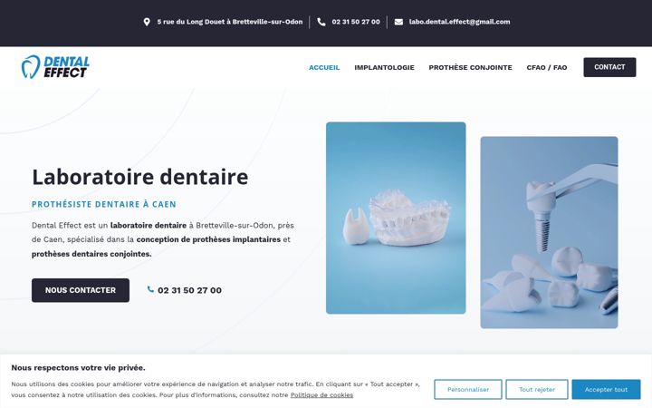 Screenshot of dental-effect.fr