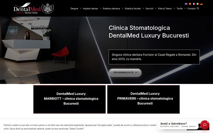 Screenshot di dental-med.ro