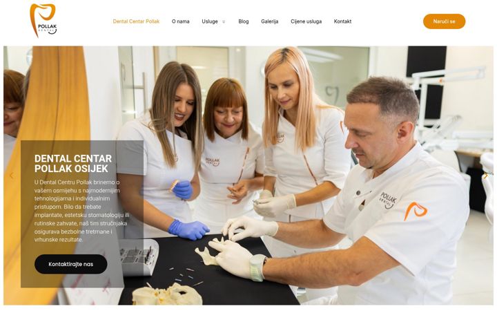 Zrzut ekranu dental-pollak.hr