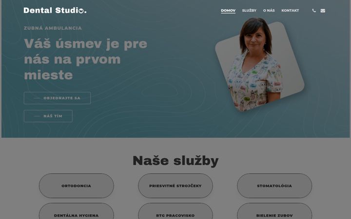 Screenshot of dental-studio.sk