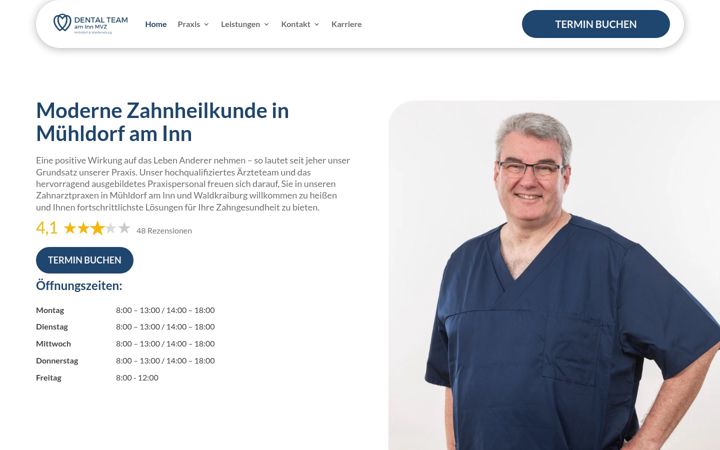 Ekrano kopija dental-team-oberbayern.de