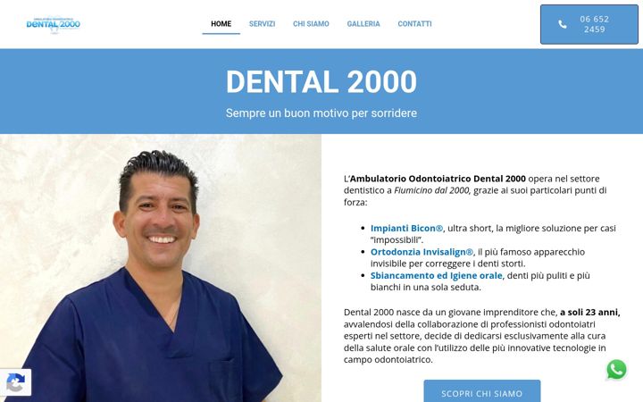 Screenshot di dental2000ragusa.it