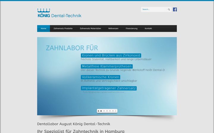 Screenshot of dental24-hamburg.de