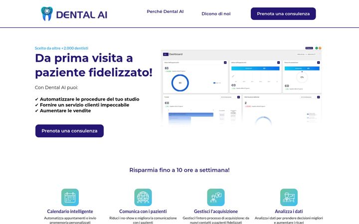 Screenshot of dentalai.it
