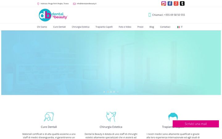 Screenshot of dentalandbeauty.it
