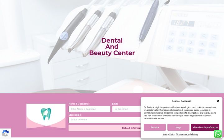 Screenshot of dentalandbeautycenter.it