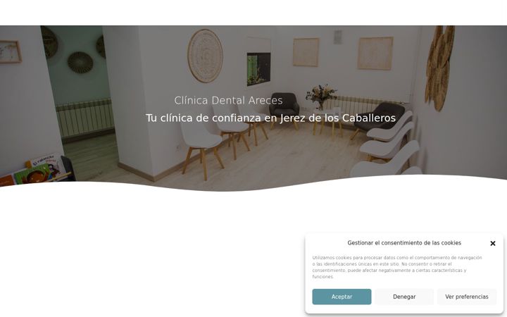 Screenshot di dentalareces.es