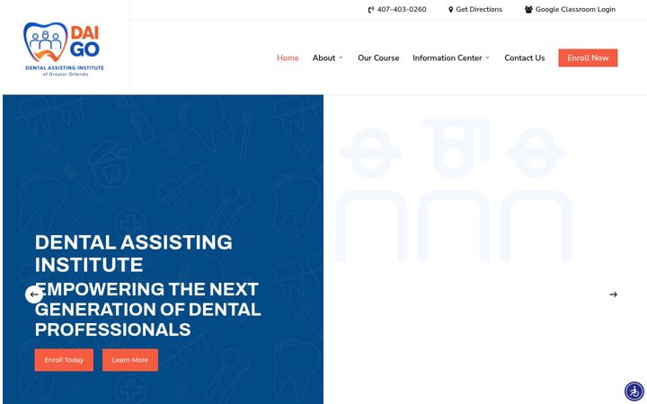Screenshot of dentalassistfl.com
