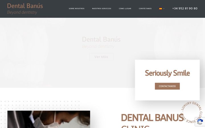 Screenshot of dentalbanus.com