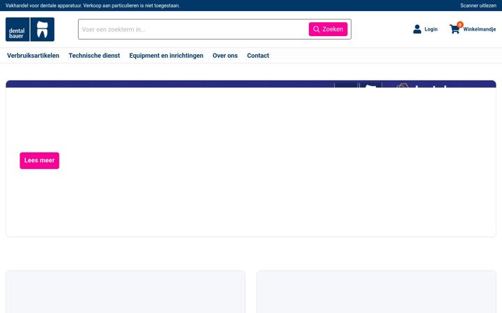 Screenshot ta' dentalbauer.nl