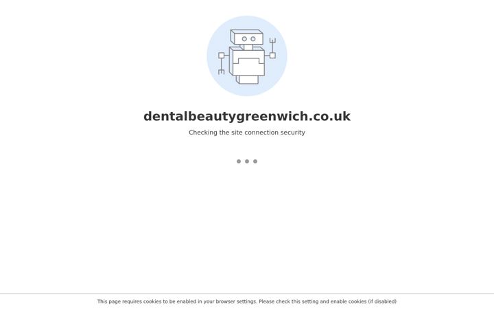 Screenshot of dentalbeautygreenwich.co.uk