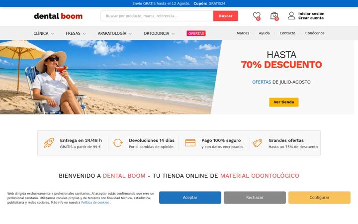 Screenshot of dentalboom.com
