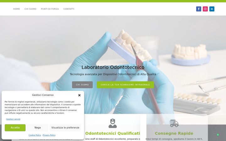 Screenshot of dentalcadsmile.it