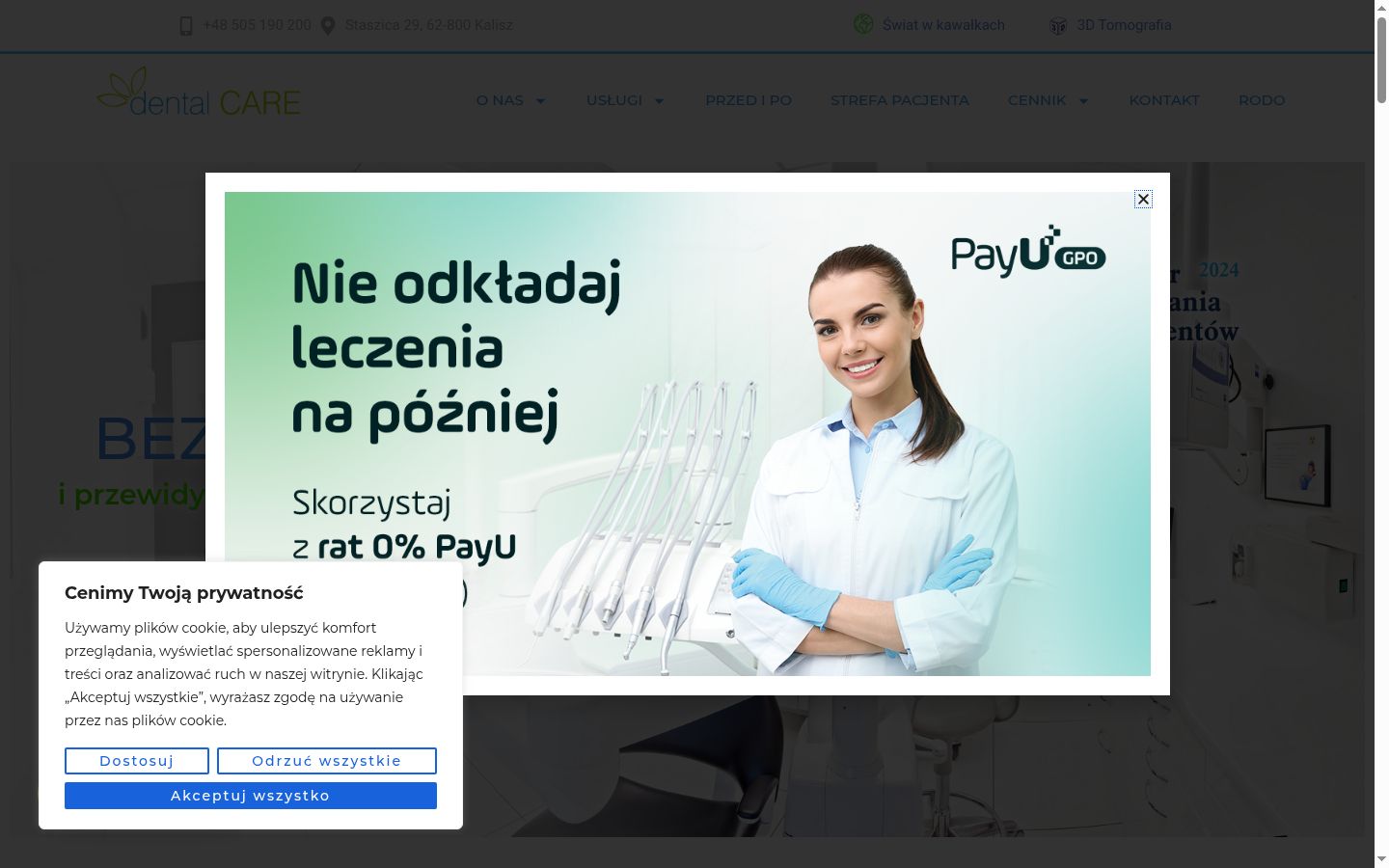 Snímek obrazovky baneru souhlasu zobrazeného před jakoukoli interakcí