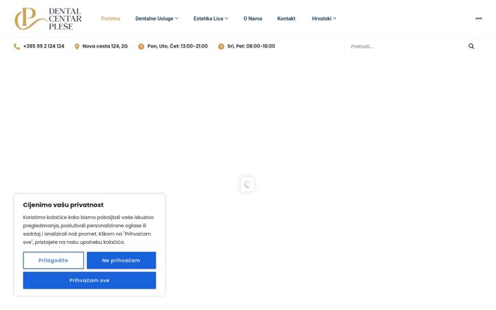 Screenshot of dentalcentarplese.eu