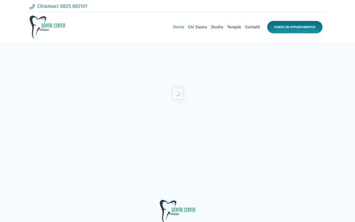 Screenshot of dentalcenterariano.it