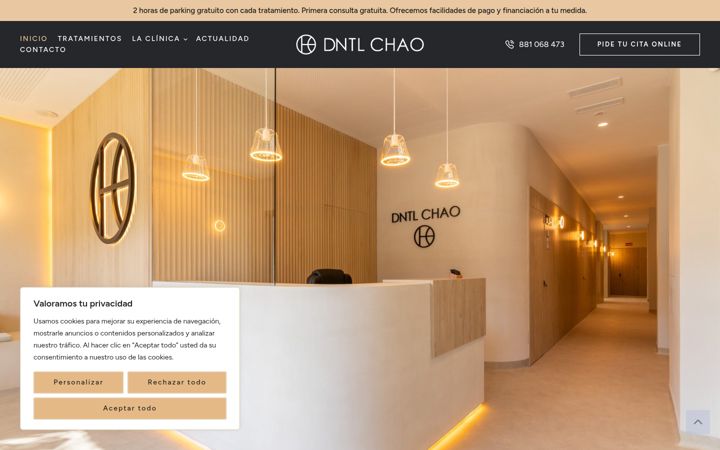 Screenshot of dentalchao.com