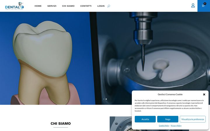 Screenshot of dentalclab.it