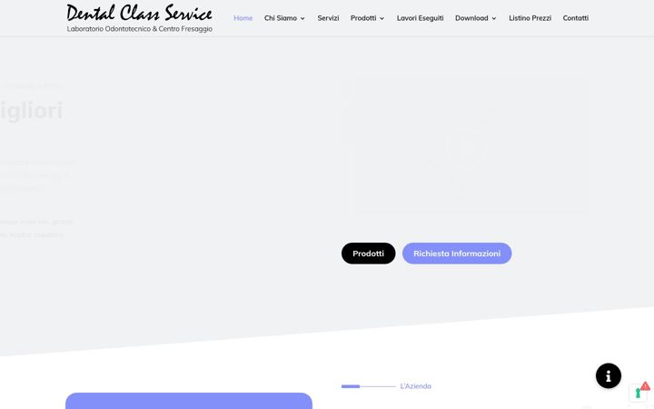 Screenshot von dentalclassservice.it