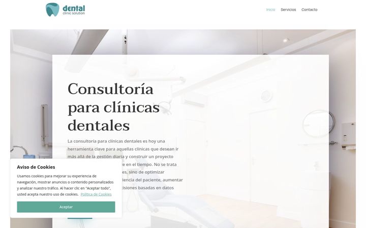 Screenshot of dentalclinicsolutions.com