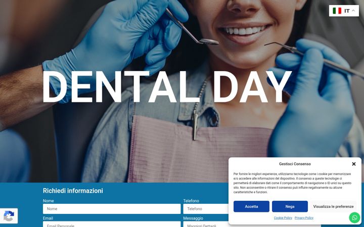 Screenshot of dentaldaysrls.eu