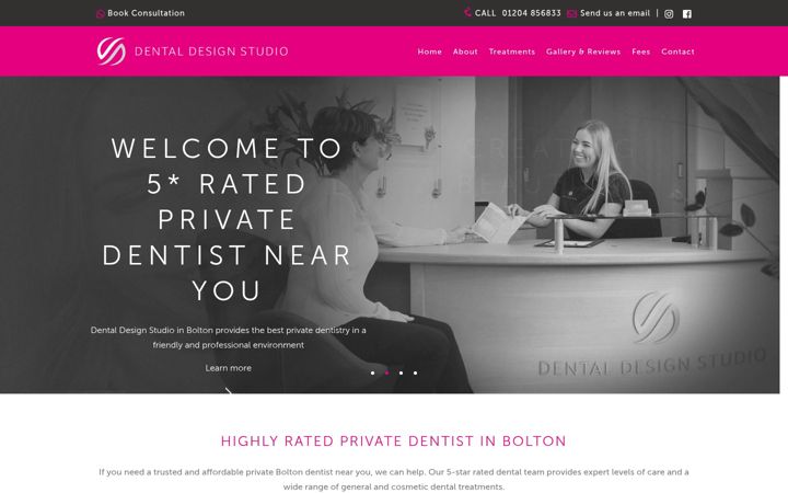 Skjámynd af dentalds.co.uk