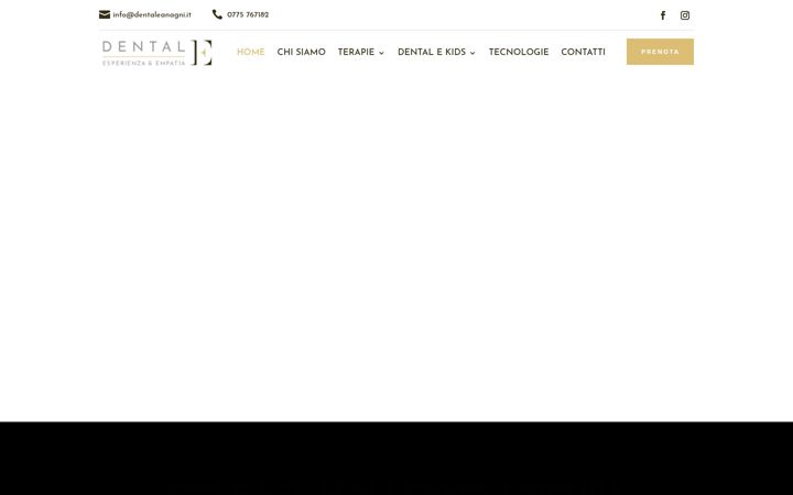 Screenshot von dentaleanagni.it