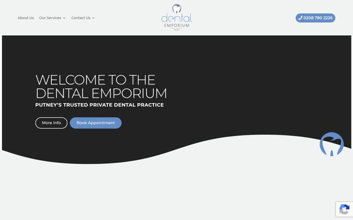 Skjámynd af dentalemporium.co.uk