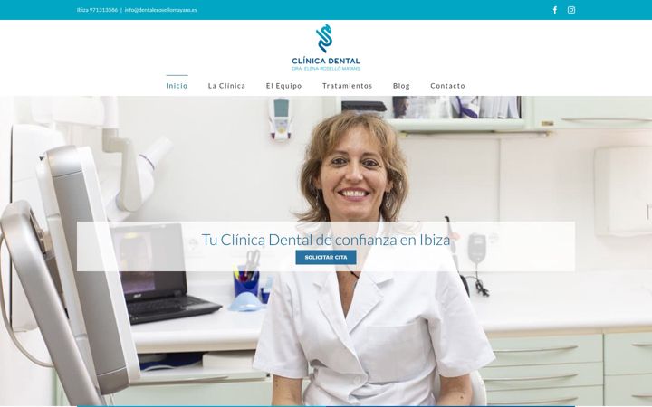 Zrzut ekranu dentalerosellomayans.es