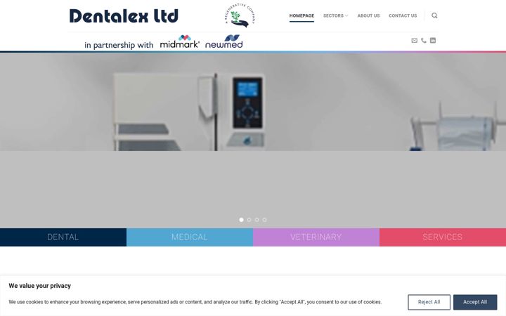 Skjámynd af dentalexmedical.co.uk