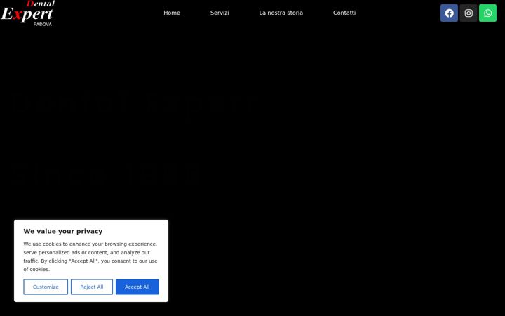 Screenshot of dentalexpertpadova.it