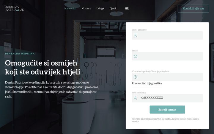 Screenshot of dentalfabrique.com