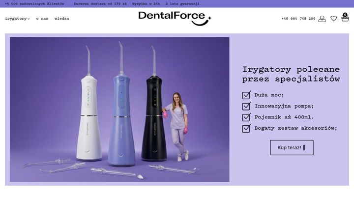 Screenshot of dentalforce.pl