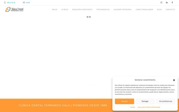 Screenshot of dentalgala.com
