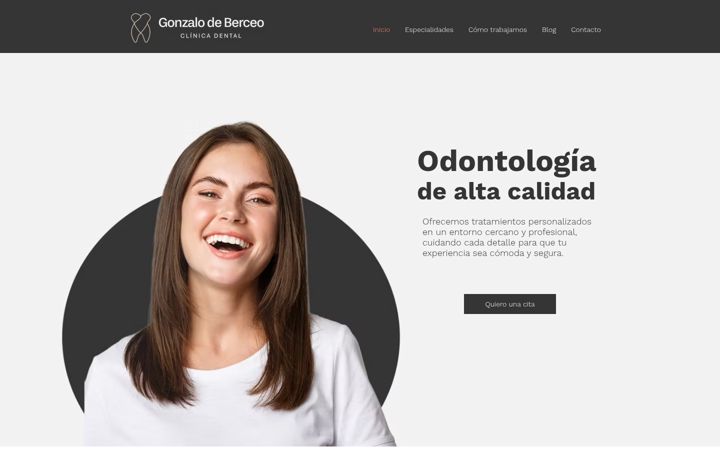 Zrzut ekranu dentalgb.es