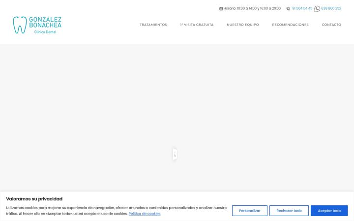 Zrzut ekranu dentalgonzalezbonachea.es