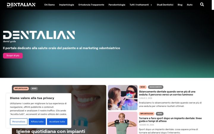 Screenshot of dentalian.com