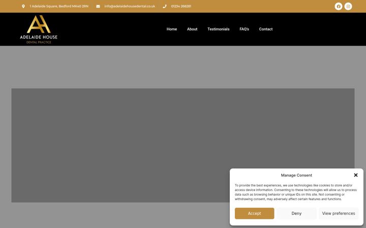 Skjámynd af dentalimplantbedford.co.uk