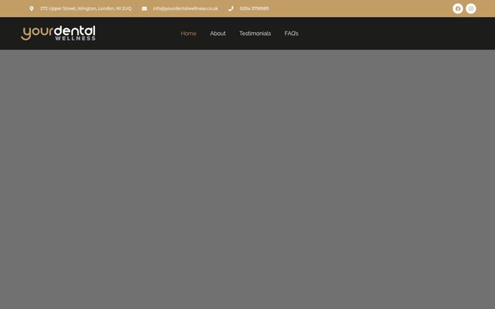 Screenshot of dentalimplantsislington.co.uk