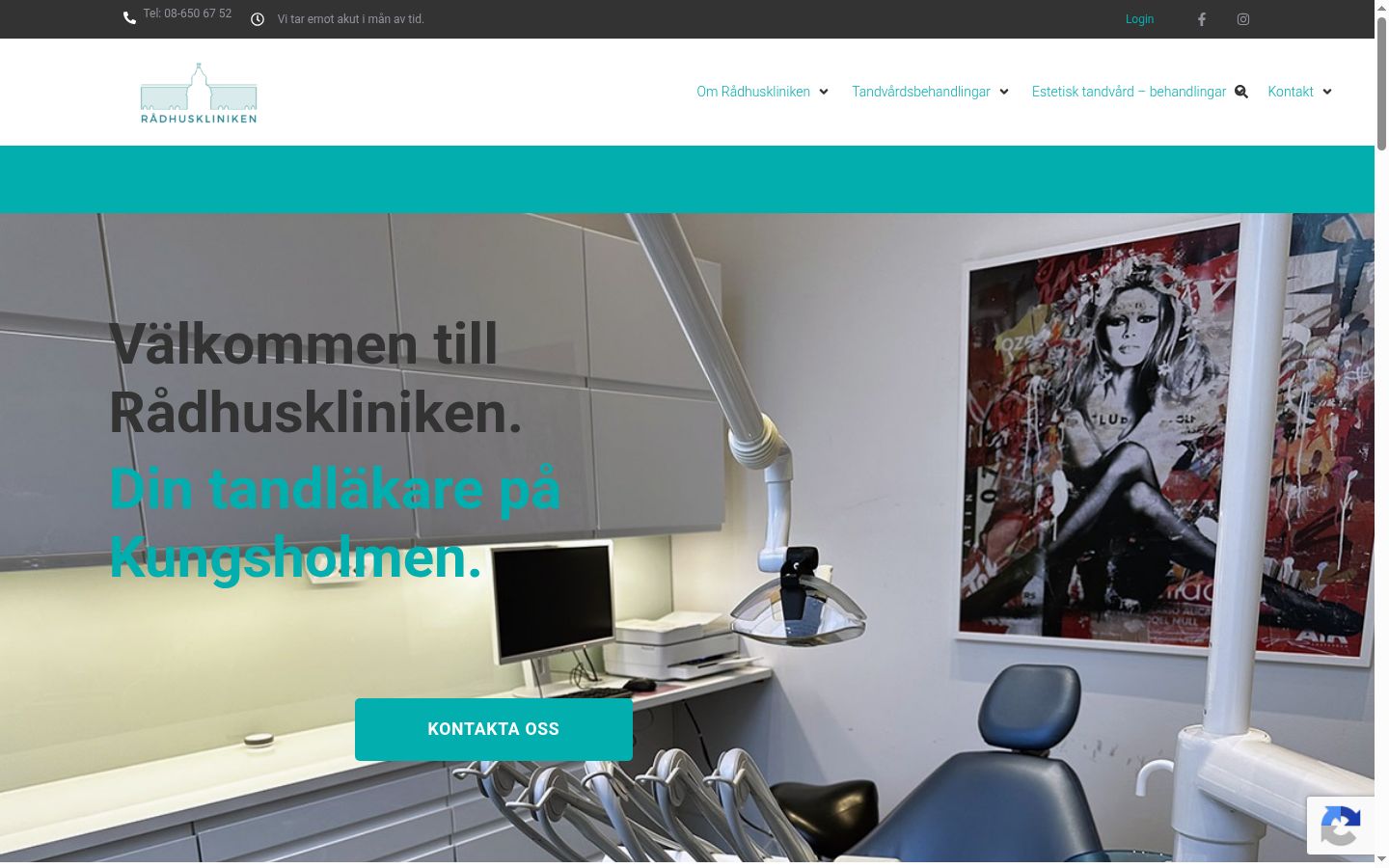 Screenshot des Einwilligungsbanners vor jeglicher Interaktion