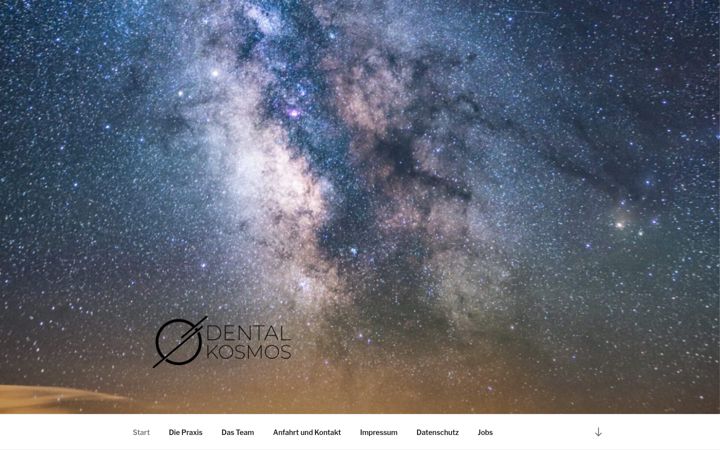 Screenshot of dentalkosmos.de