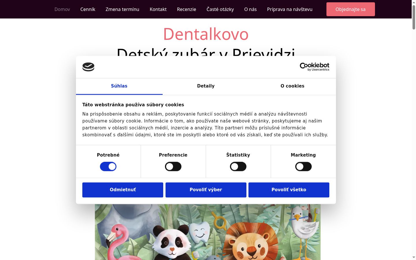Screenshot tal-banner tal-kunsens muri qabel kwalunkwe interazzjoni