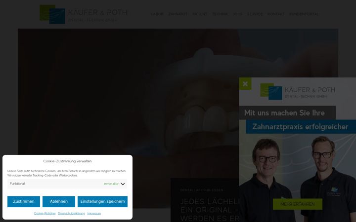 Ekrano kopija dentallabor-essen.eu