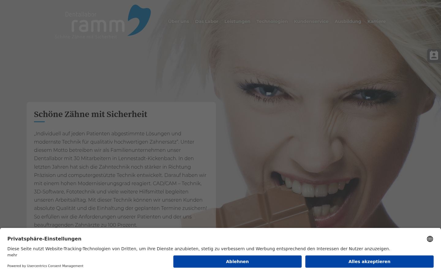 Skjermbilde av samtykkebanneret slik det vises før noen interaksjon