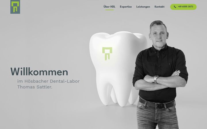 Screenshot of dentallabor-sattler.de