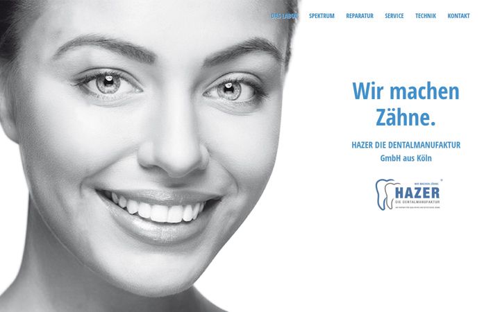 Screenshot of dentallaborhazer.de