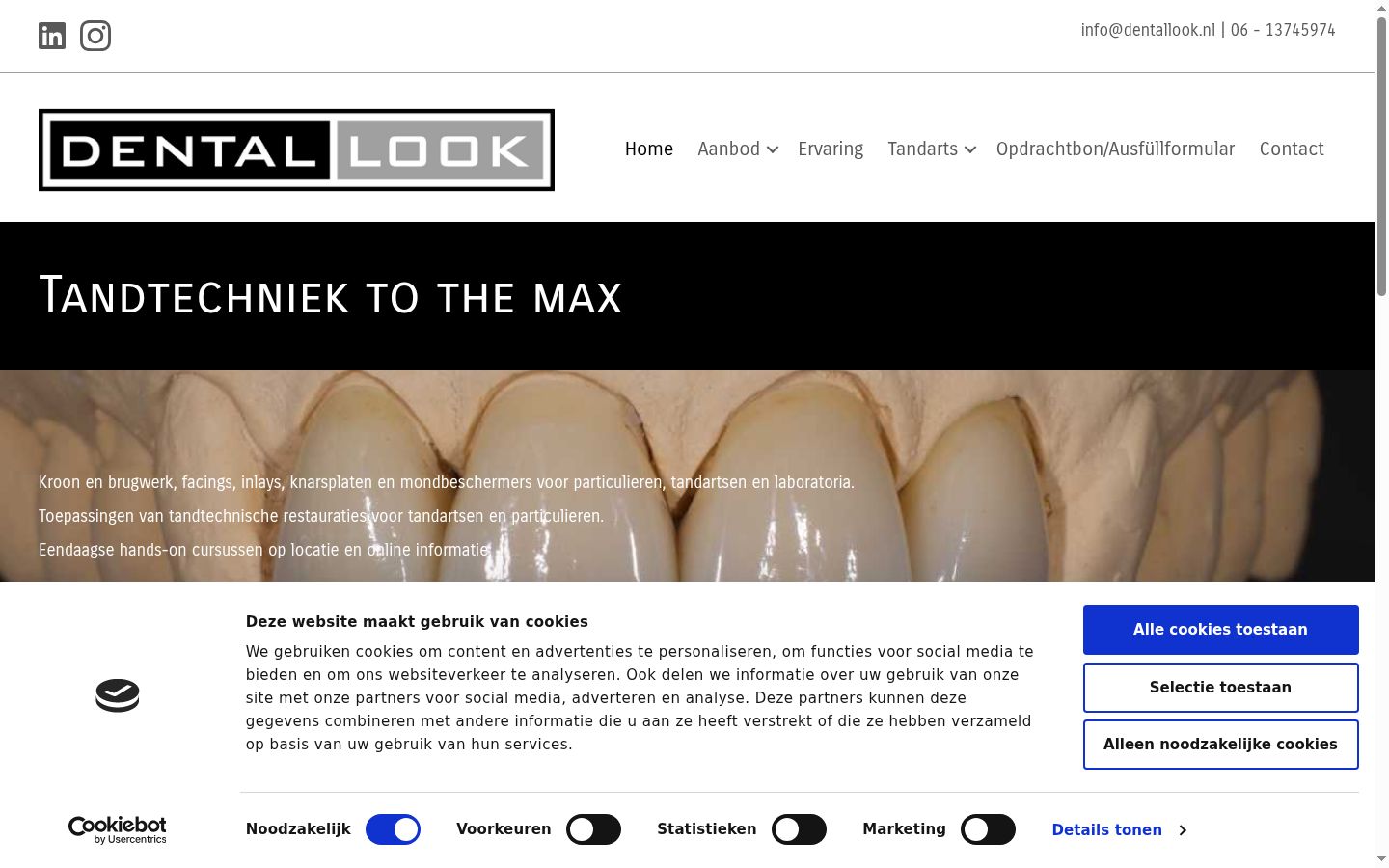 Screenshot tal-banner tal-kunsens muri qabel kwalunkwe interazzjoni