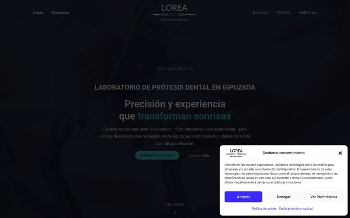 Screenshot of dentallorea.com