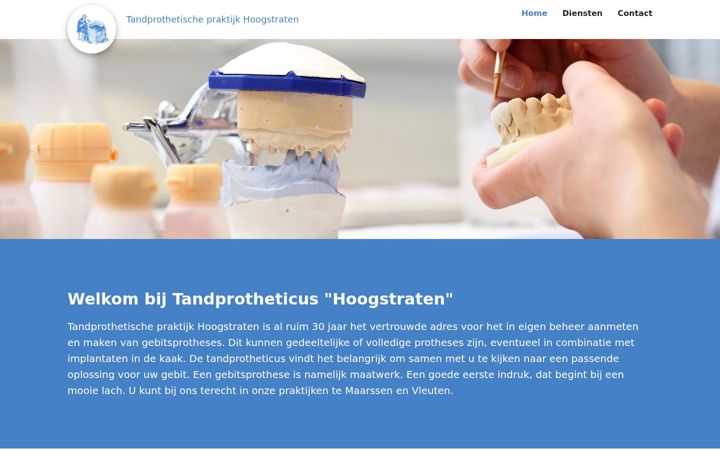 Screenshot ta' dentallucs.nl