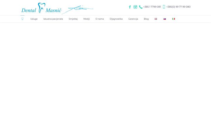 Screenshot of dentalmasnic.com